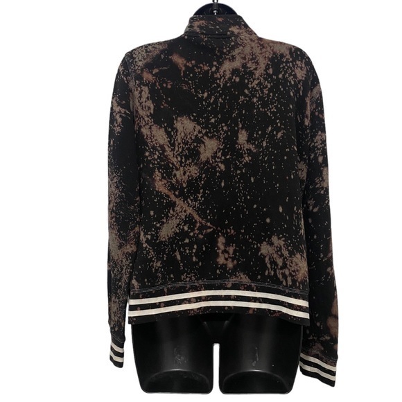 Victoria’s Secret PINK Custom Bleached Quarter Zip Pullover w/ Striped Hem - Picture 3 of 6